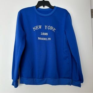 Womens Oversized Brooklyn NY Sweatshirt